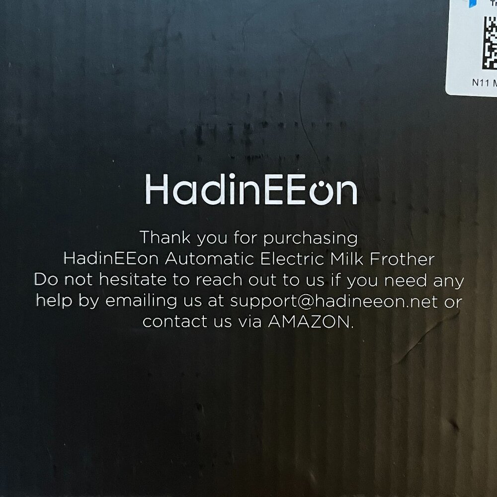 NIB HadinEEon Automatic Electric Milk Frother N11 140F Hot & Cold Foam Maker. - Picture 8 of 8